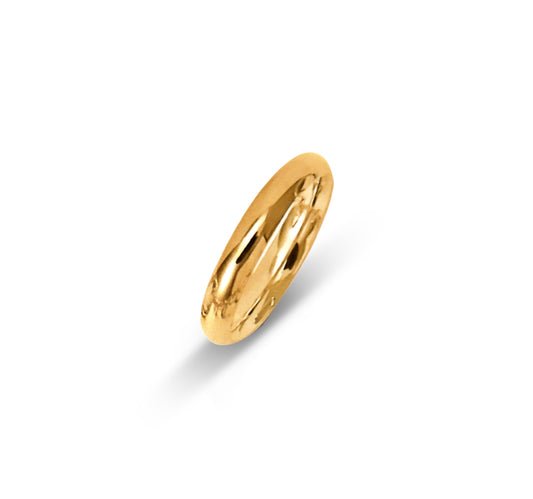 Classic 4mm Plain Band in 10k Gold | TF-4