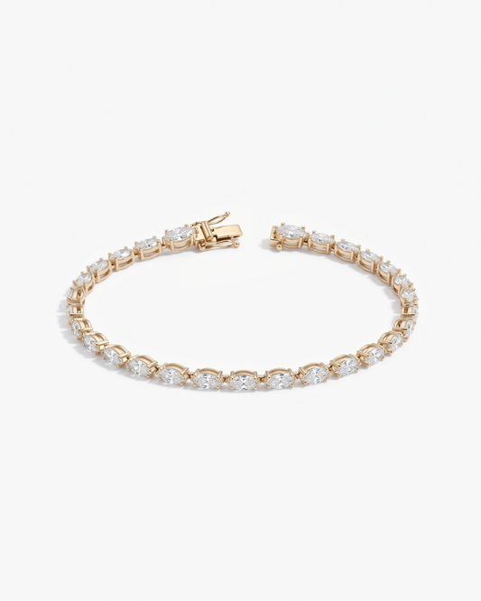 2.75ct Diamond and 14k Gold Tennis Bracelet