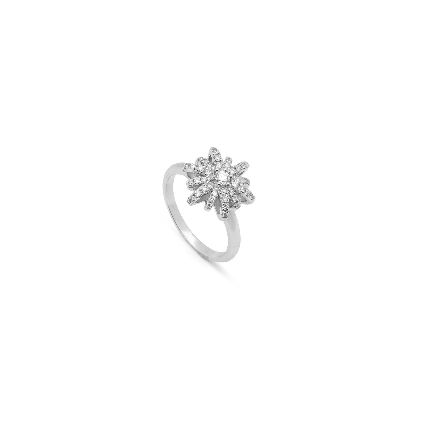 Parure DIVA en or 18 carats et diamants | Collier, boucles d'oreilles et bague - Bijouterie Viko