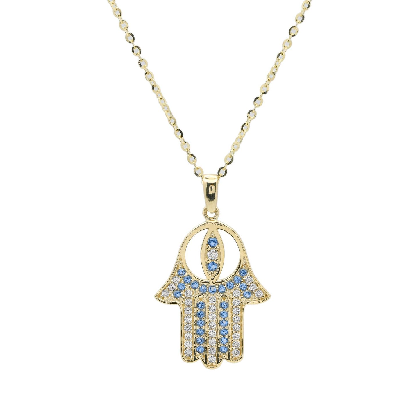 Copie de Copie de Collier Khomssa | main de Fatima en or 10 carats | Marquise - Bijouterie Viko