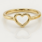 Bague Cœur en Or 10 K