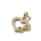 Pendentif représentant l’amour éternel en or 10k