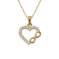 Pendentif représentant l’amour éternel en or 10k
