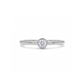 Minimalist ring in 14k gold and 0.05 ct diamond