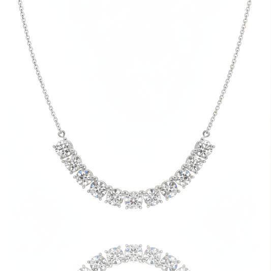 Collier en Or 14K – Diamants Lab Grown 1.82 ct, Couleur E/F