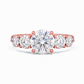 Bague Fiançailles 5 Pierres Diamant Laboratoire 2.00 Ct | Or 18K