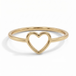 Bague Cœur en Or 10 K