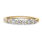 14K Gold Wedding Band Set with 6 Round Diamonds of 0.10 Carat - Total 0.60 Ct