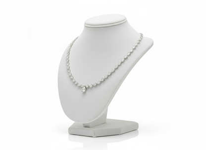 Collier Rivière en Or 14K et Diamants de Laboratoire (11.37ct)