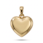 Collier avec pendentif en forme de coeur en or 10k