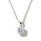 Collier en Or Jaune 14K – Diamant Central Lab Grown 1.25 ct