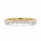 14k Gold Ring with 2 Carat Emerald Diamond – Triple Row Pave &amp; Brilliant Under Halo