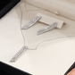Ensemble de joaillerie en or blanc 14K avec diamants de laboratoire – 6,48 ct VS EF