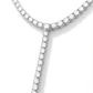 Lab Grown Diamond Tennis Collier T en Or 14K et Diamants Lab Grown, 5.40 ct