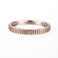 14K Gold Embossed Ring – Graphic Lines Design
