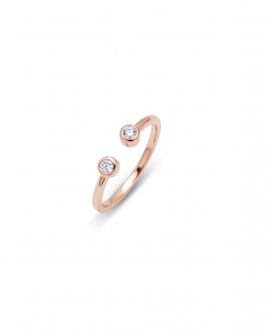 SATIN | Bague en or 14K et diamants | OJ
