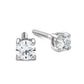Boucles d'oreilles Stud en or 14k et diamants de laboratoires