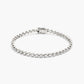 Bracelet Tennis Bezel en Or Blanc 14K et Diamants de Laboratoire (3.07 ct total)