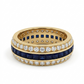0.43 carat semi-eternity ring in 14k gold and lab-grown diamonds