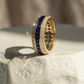 0.43 carat semi-eternity ring in 14k gold and lab-grown diamonds