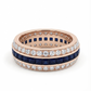 0.43 carat semi-eternity ring in 14k gold and lab-grown diamonds