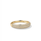 0.43 carat semi-eternity ring in 14k gold and lab-grown diamonds