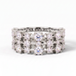 14k Gold Semi-Eternity Wedding Band with Lab-Grown Diamonds Total 1.00 Ct