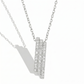 Ensemble de joaillerie en or blanc 14K avec diamants de laboratoire – 6,48 ct VS EF