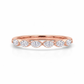 14k Gold Ring with 2 Carat Emerald Diamond – Triple Row Pave &amp; Brilliant Under Halo