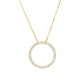 Collier ROMY - Collier rond en or 14 carats et diamants - Bijouterie Viko