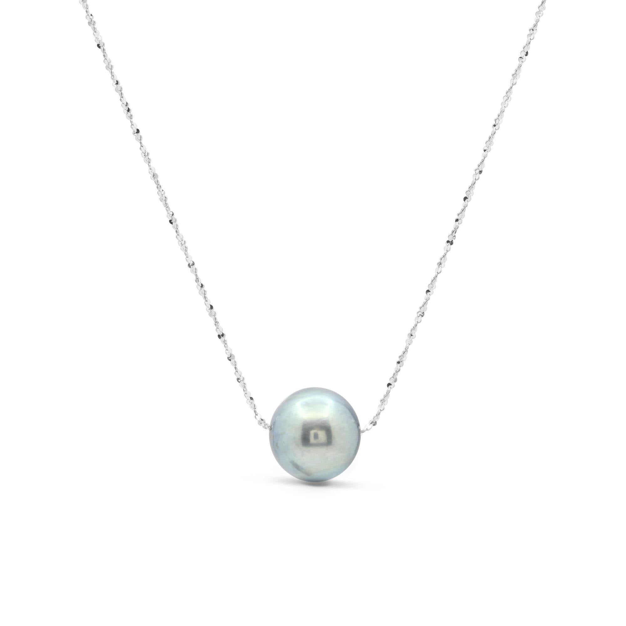 PERLA | Collier en or 14 k et perle naturelle, perle blanche