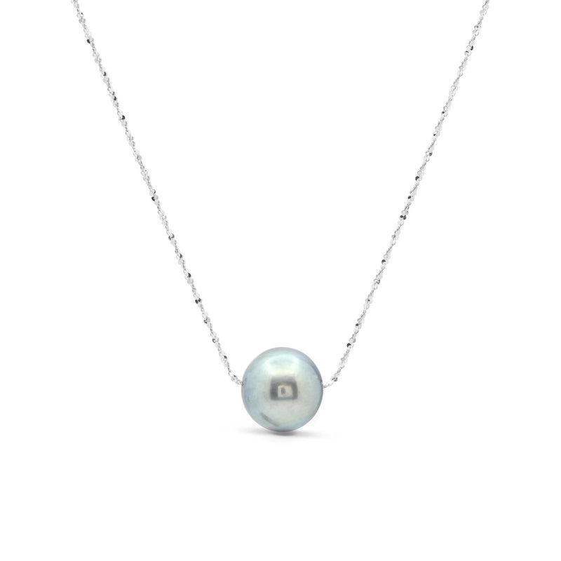 PERLA | Collier en or 14 k et perle naturelle, perle blanche