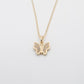 Pendentif papillon en or 10k