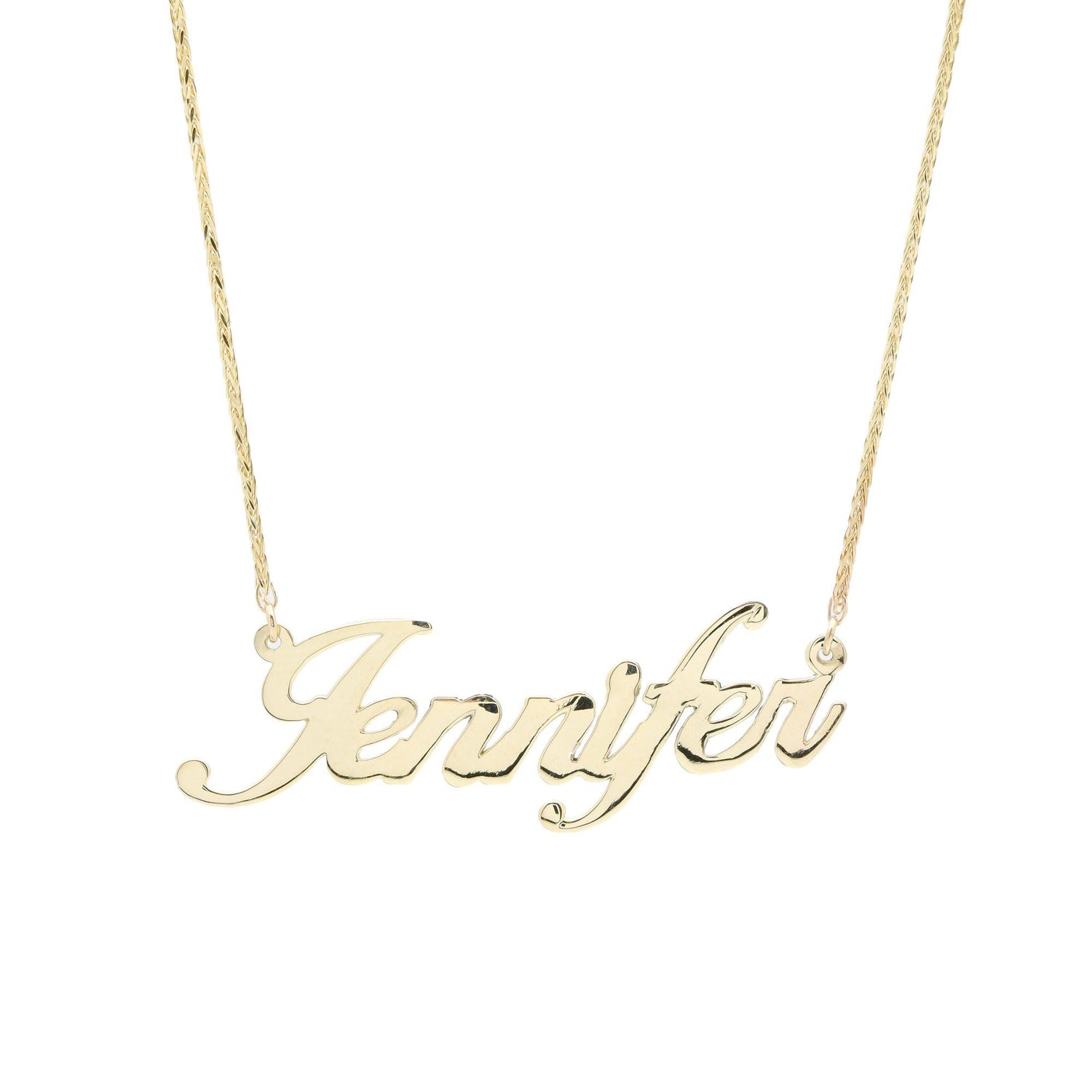 Nom personnalisé en or 10 carats - Bijouterie Viko