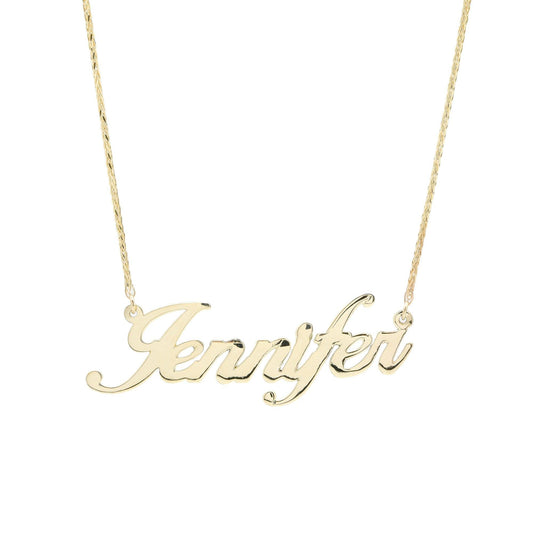Nom personnalisé en or 10 carats - Bijouterie Viko