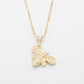 10k Yellow Gold Bee Pendant