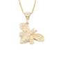 10k Yellow Gold Bee Pendant