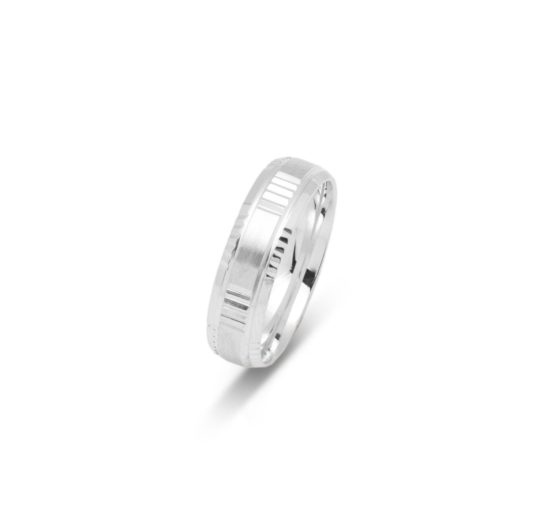 VK-3023 | Anneau de mariage pour hommes et femmes | Multilignes - Bijouterie Viko