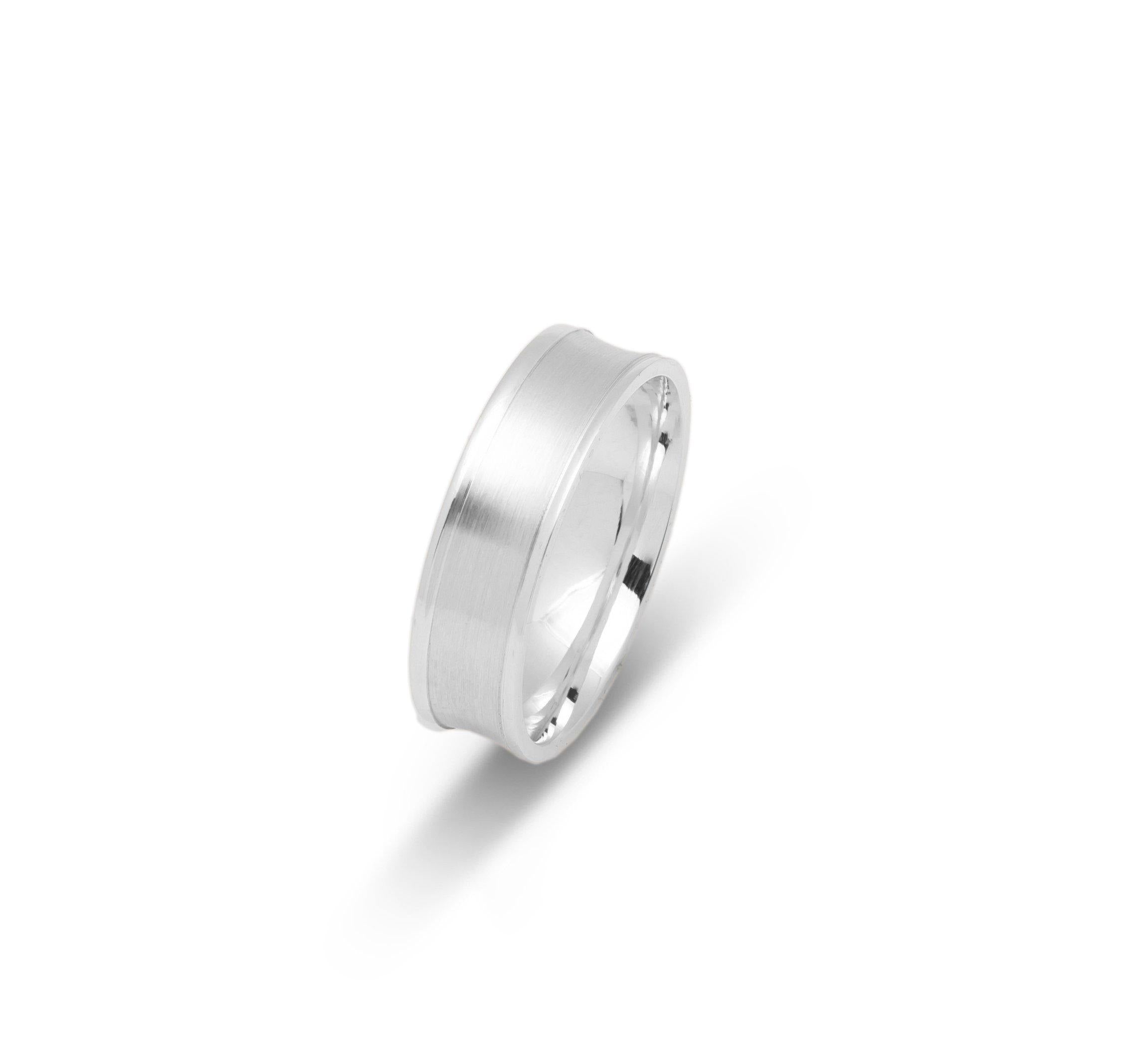 VK-3048 | Anneau de mariage pour hommes et femmes | Concave