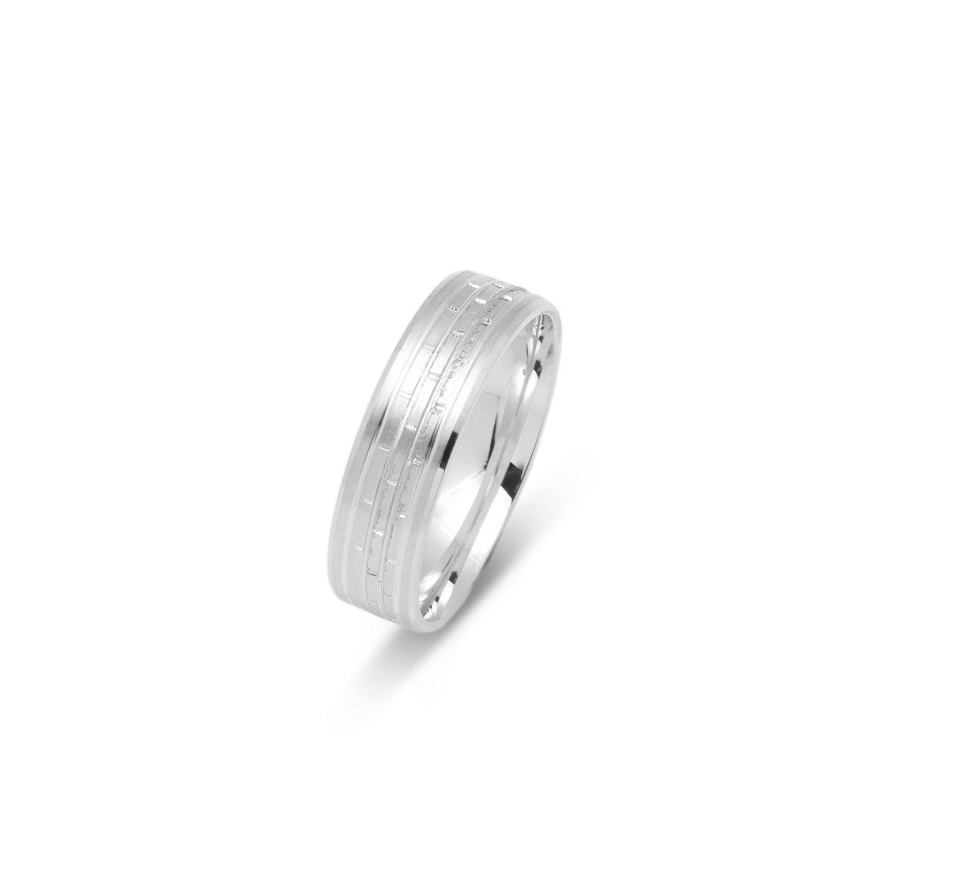 VK-3070 | Anneau de mariage pour hommes et femmes | Briques - Bijouterie Viko