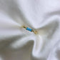 SATIN | Bague en or 14 carats et pierre baguette | Topaze bleue - Bijouterie Viko