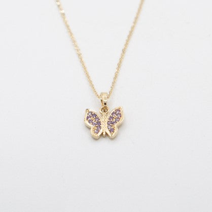 Pendentif papillon en or 10k